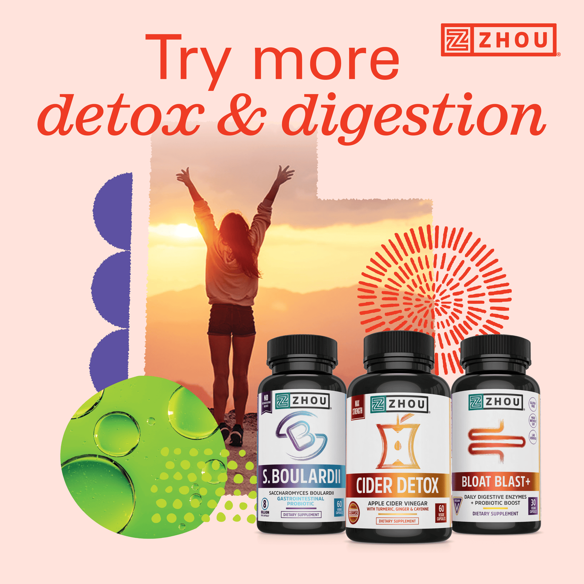 Apple Cider Vinegar Gummies with the Mother - ACV Vegan Detox Cleanse - Gluten Free Probiotic Supplement for Digestion Support - 60 Gummies