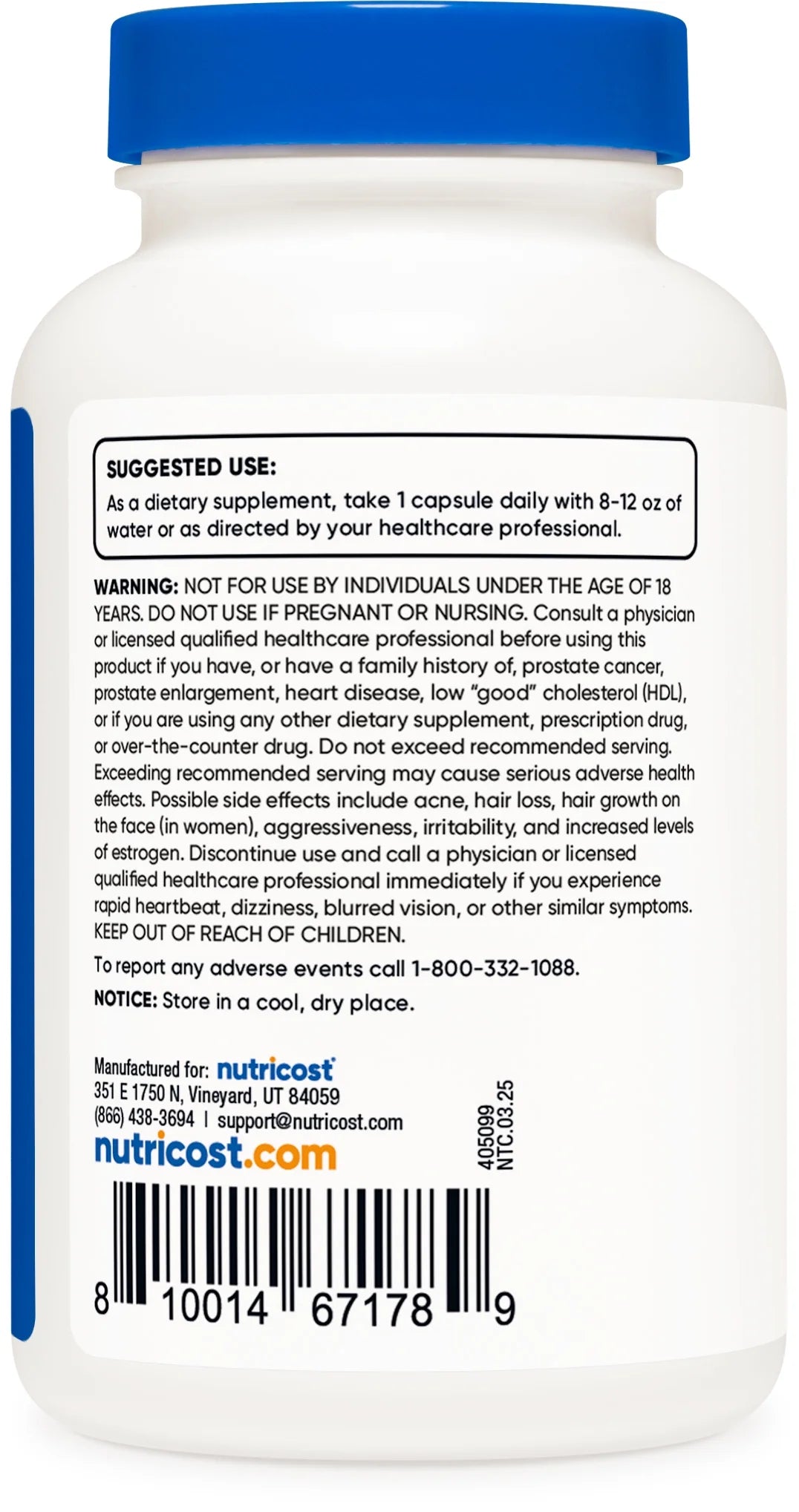 DHEA 50Mg, 240 Capsules - Gluten Free, Soy Free, Non-Gmo, Supplement