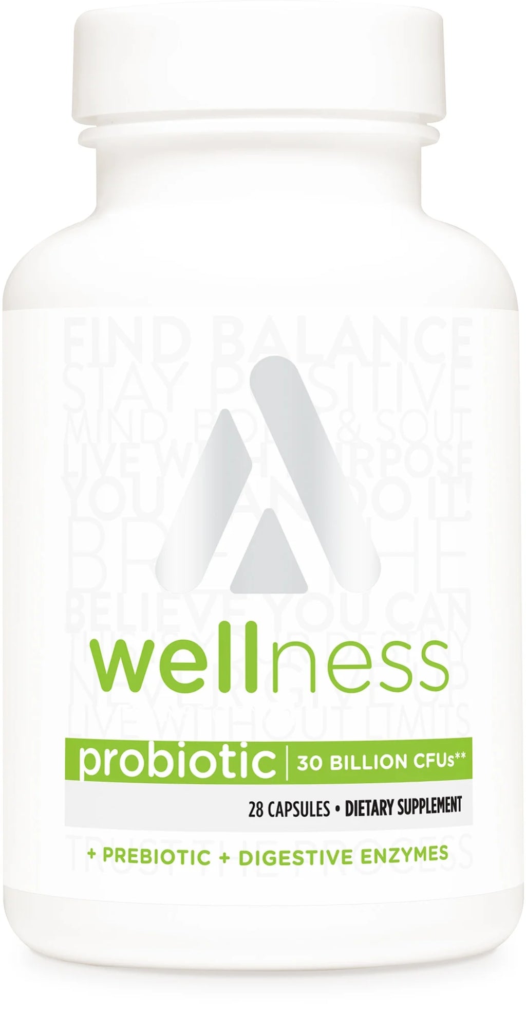 Probiotic (>10 Billion CFU) with Prebiotic + Digestive Enzymes Supplement, 28 Capsules