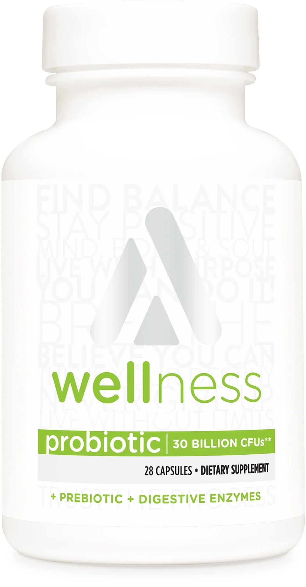 Probiotic (>10 Billion CFU) with Prebiotic + Digestive Enzymes Supplement, 28 Capsules