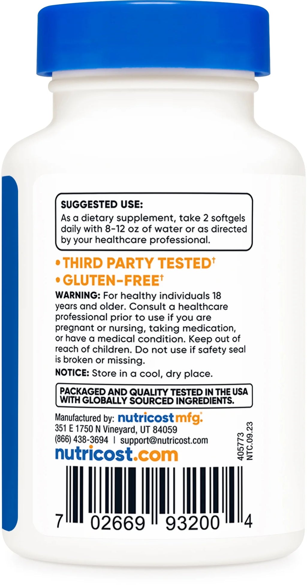 Krill Oil 1000Mg, 60 Softgels - Omega-3 EPA-DHA Krill Oil Supplement, with Superbakrill