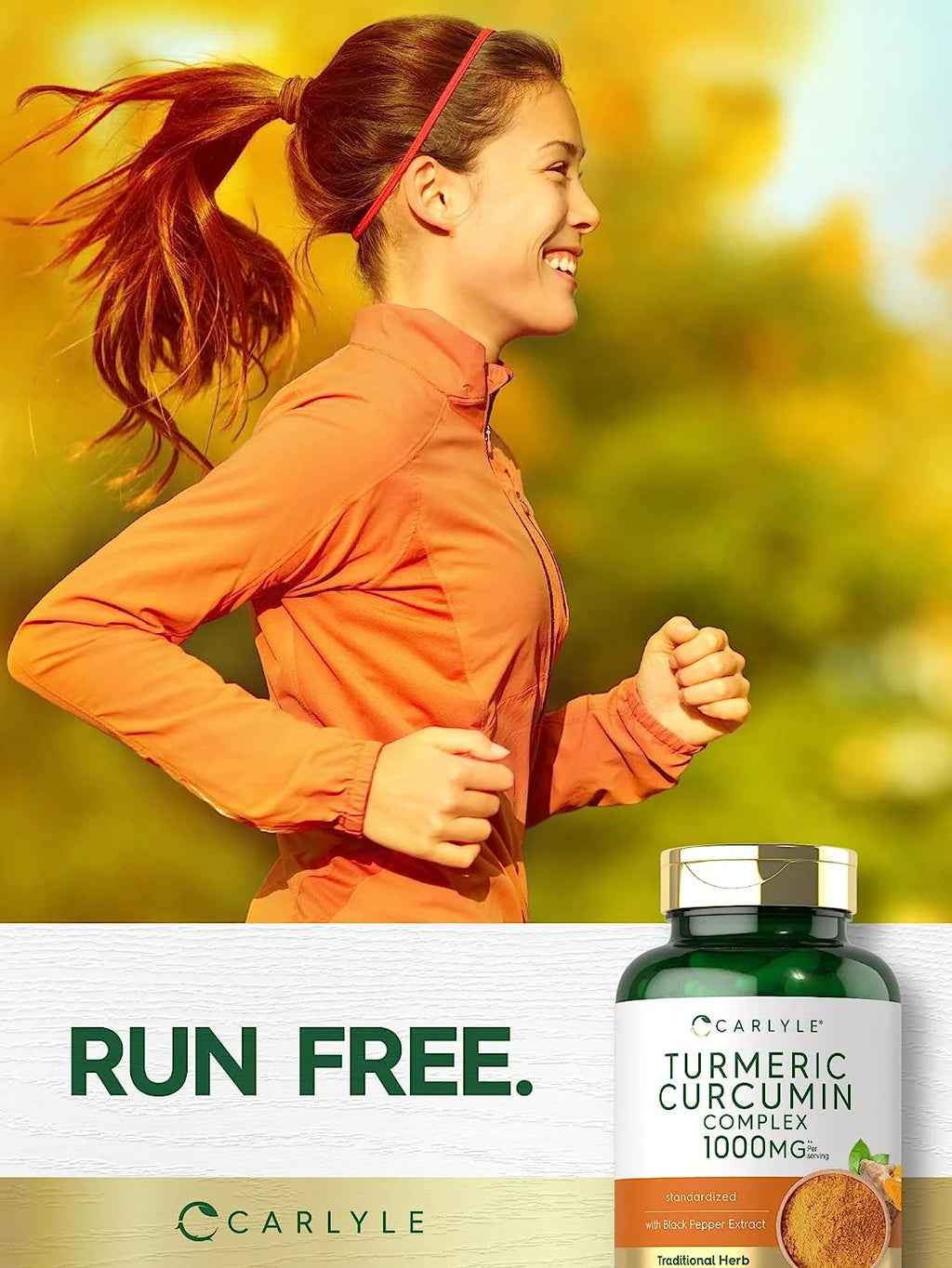 Turmeric Curcumin with Black Pepper 1000Mg | 180 Capsules for Men and Women | by