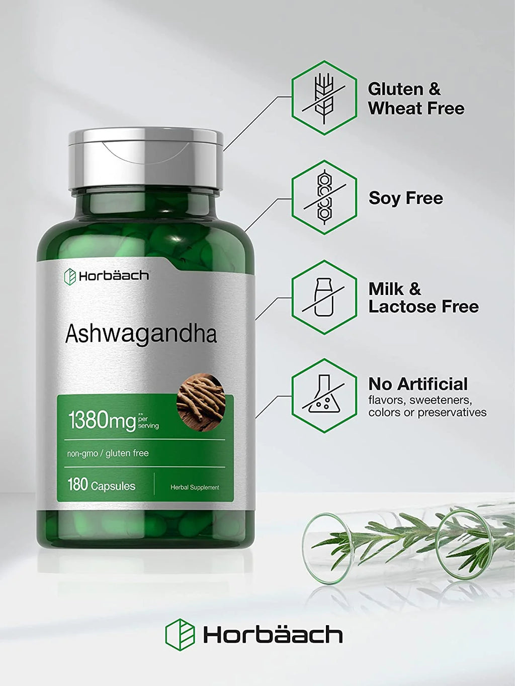 Ashwagandha Capsules 1380Mg | 180 Count | Root Extract | Supplement for Men and Women | by