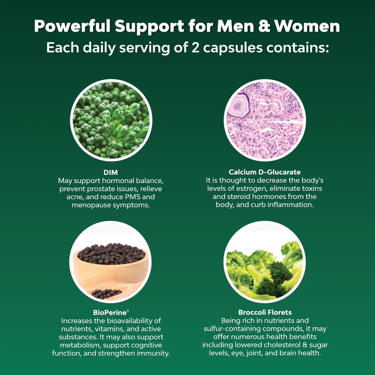 Extra Strength Diindolylmethane Dim Supplement - 300Mg per Serving DIM Hormone Balance for Women and Men - Balancing Estrogen Supplement for Women and Men for Menopause and Metabolism Support