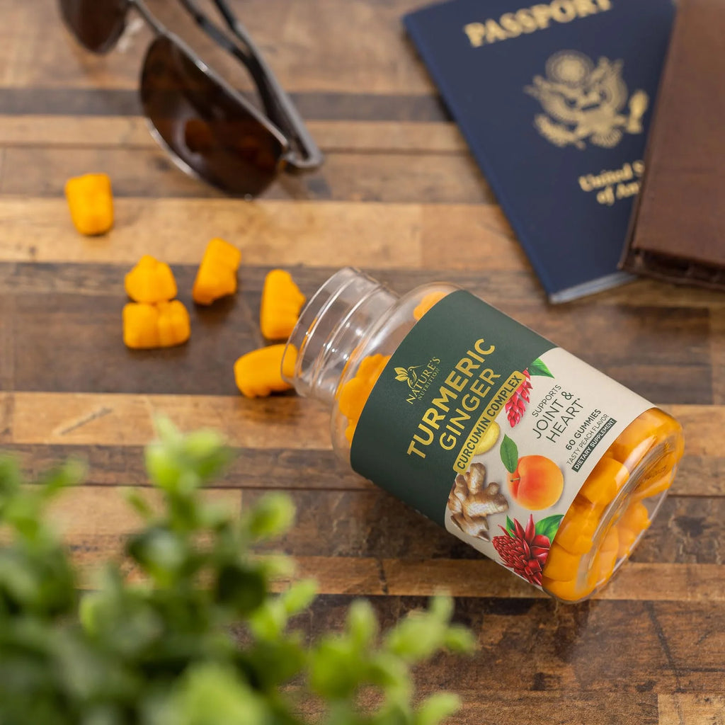 Turmeric Supplement Gummies - Turmeric Curcumin and Ginger Gummies with Black Pepper Extract for High Absorption, Nature'S Curcumin Gummy for Joint Support, Non-Gmo, Gluten Free - 60 Turmeric Gummies
