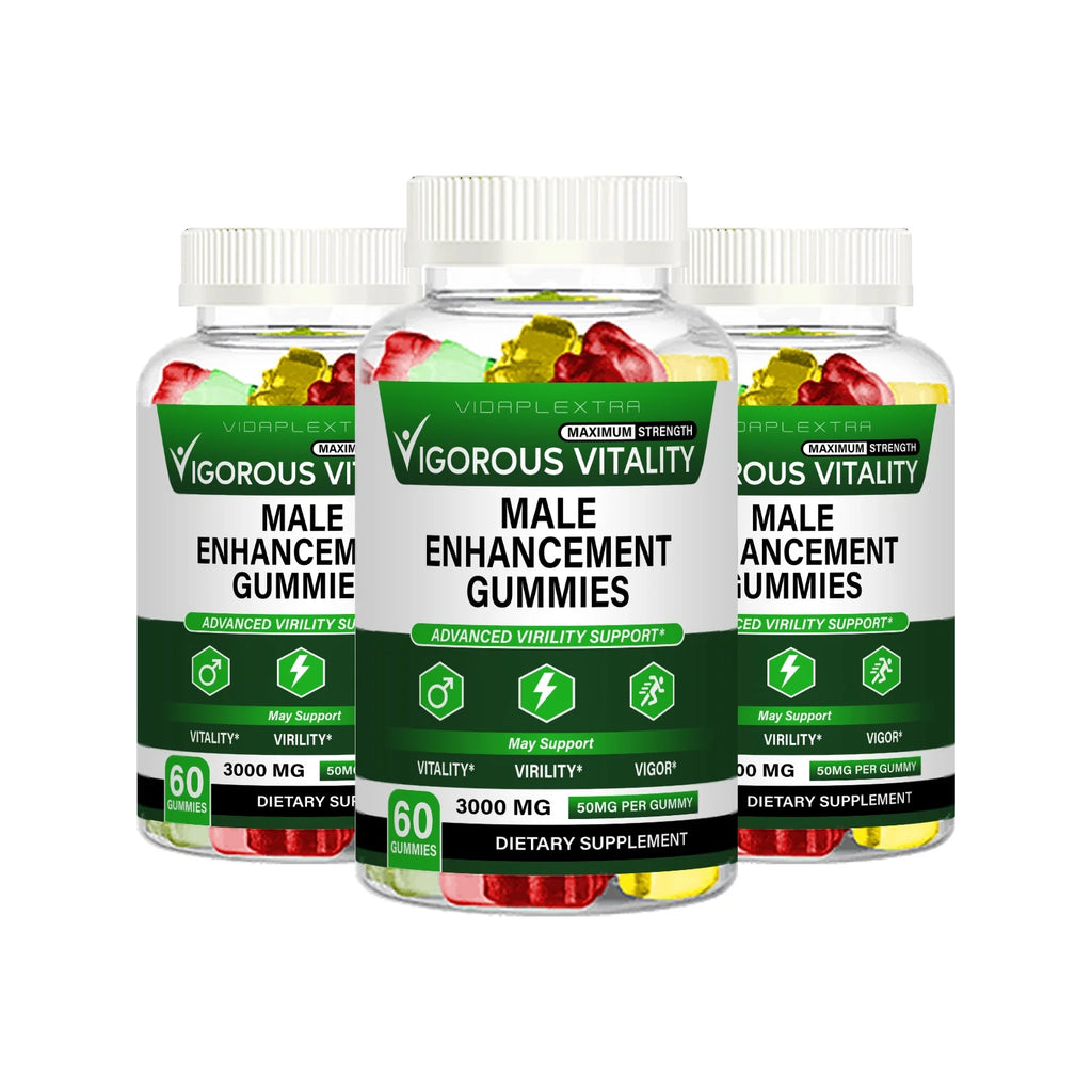 (3 Pack) Vigorous Vitality Gummies - Vigorous Vitality Male Gummies
