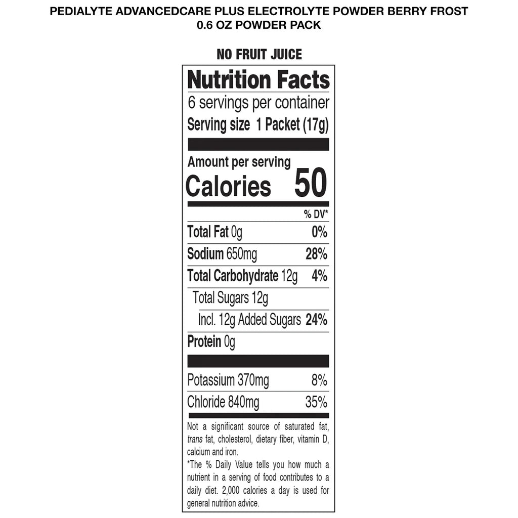 Advancedcare plus Electrolyte Powder, Berry Frost, 36 Powder Packets