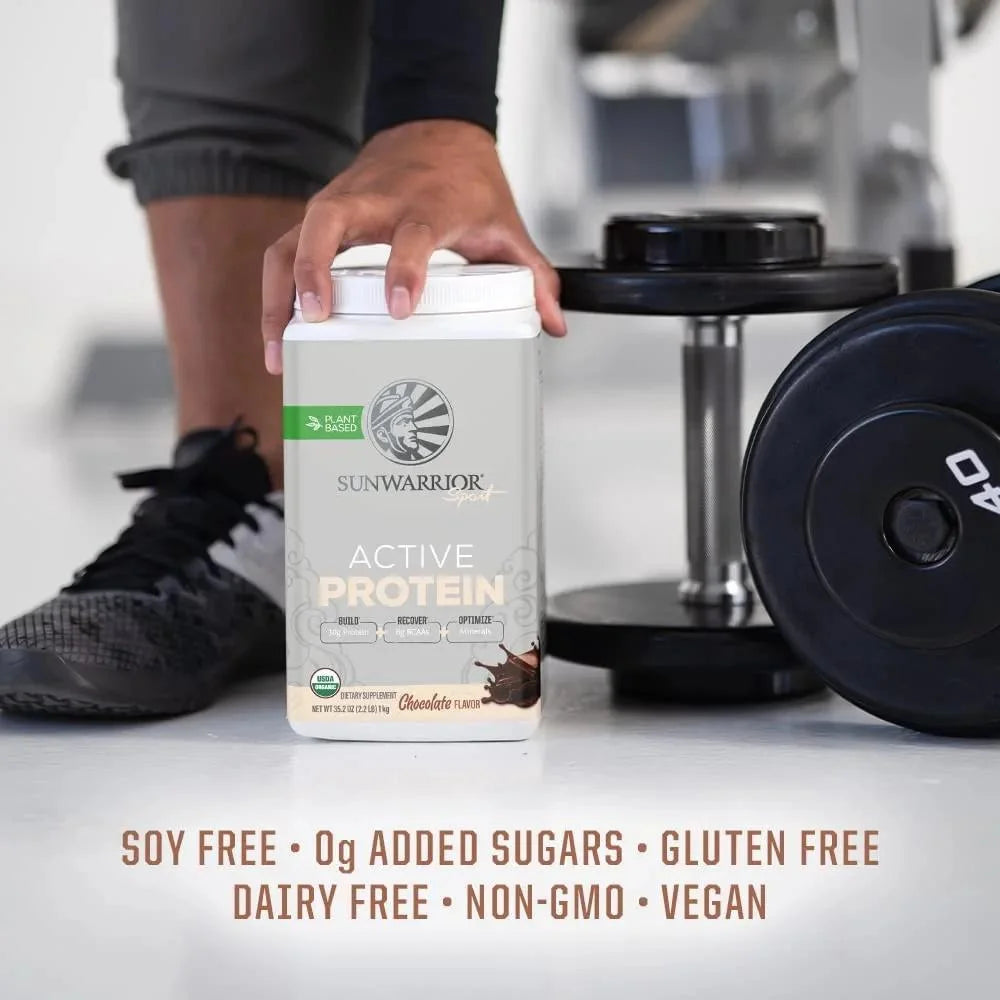 Sport Organic Active Protein Chocolate Vegan Protein Powder 20 Servings