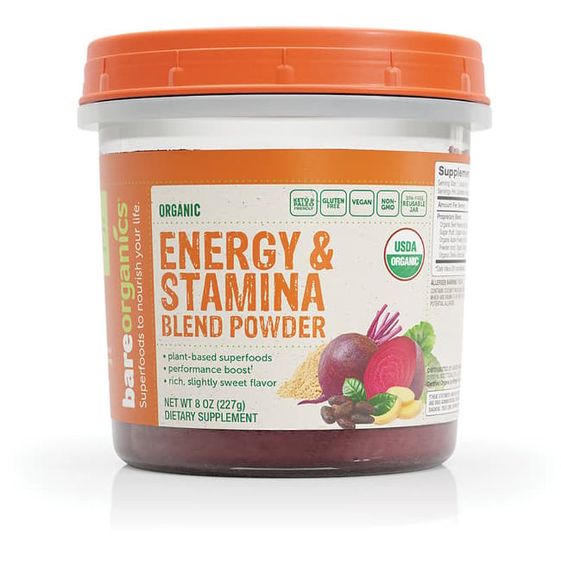 Organic Energy & Stamina Blend Powder 8 Oz Pwdr