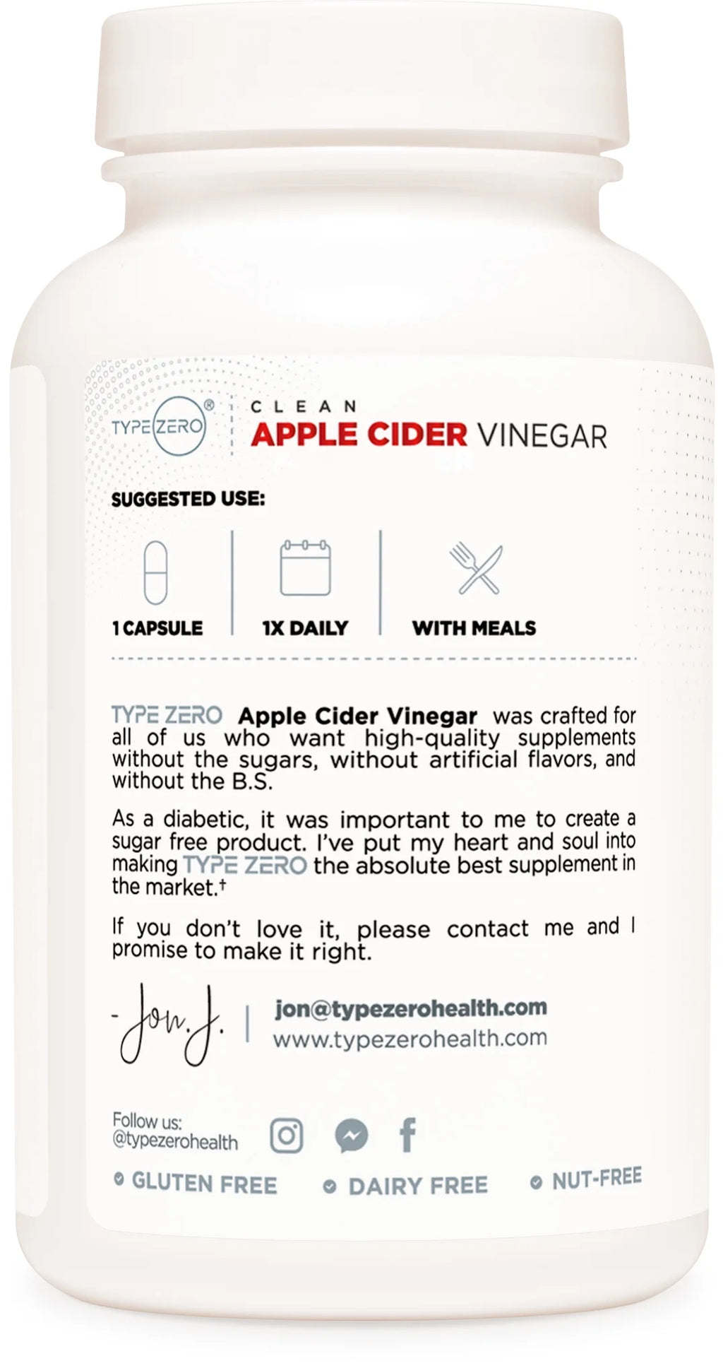 Apple Cider Vinegar Capsules (180 Count) 500Mg per Serving - Non-Gmo, Gluten-Free Supplement