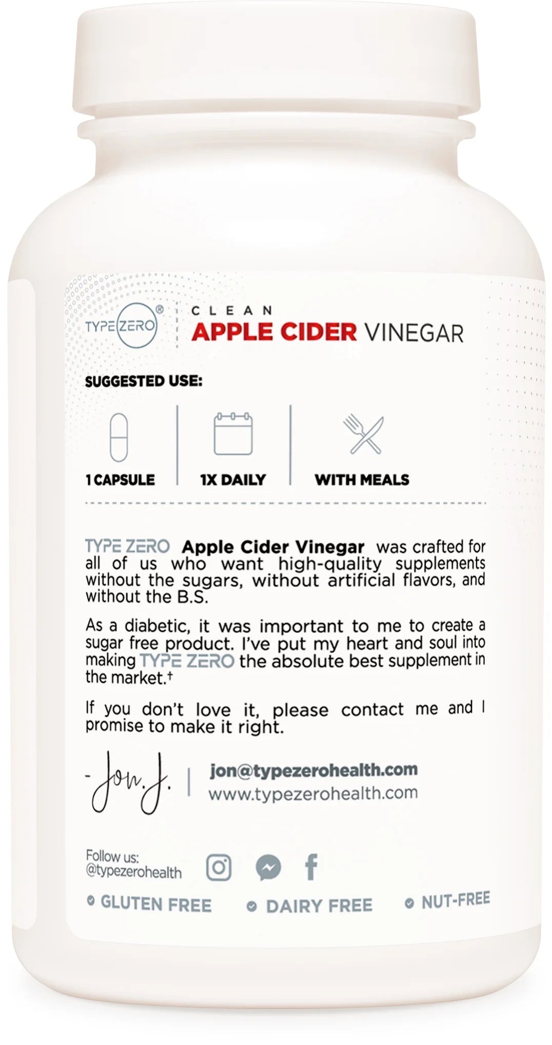 Apple Cider Vinegar Capsules (180 Count) 500Mg per Serving - Non-Gmo, Gluten-Free Supplement