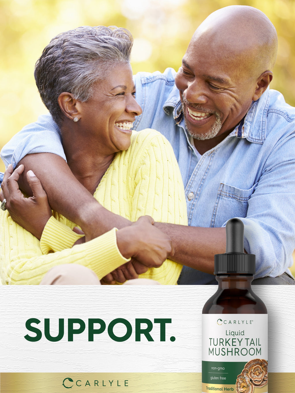 Turkey Tail Mushroom Liquid Extract | 2 Fl Oz | Vegetarian Tincture | Non-Gmo, Gluten Free | by