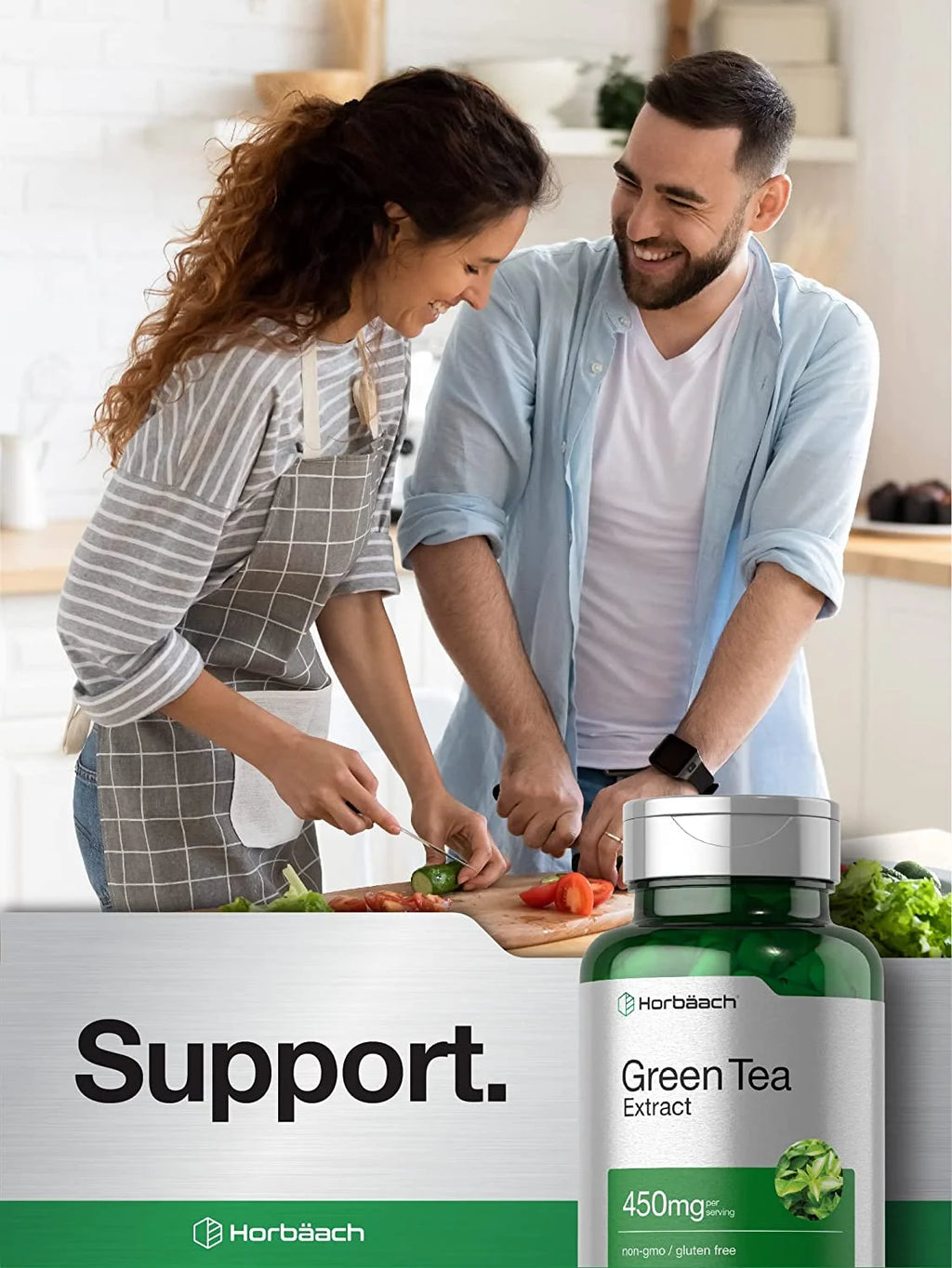 Green Tea Extract Capsules 450Mg | 180 Count | by