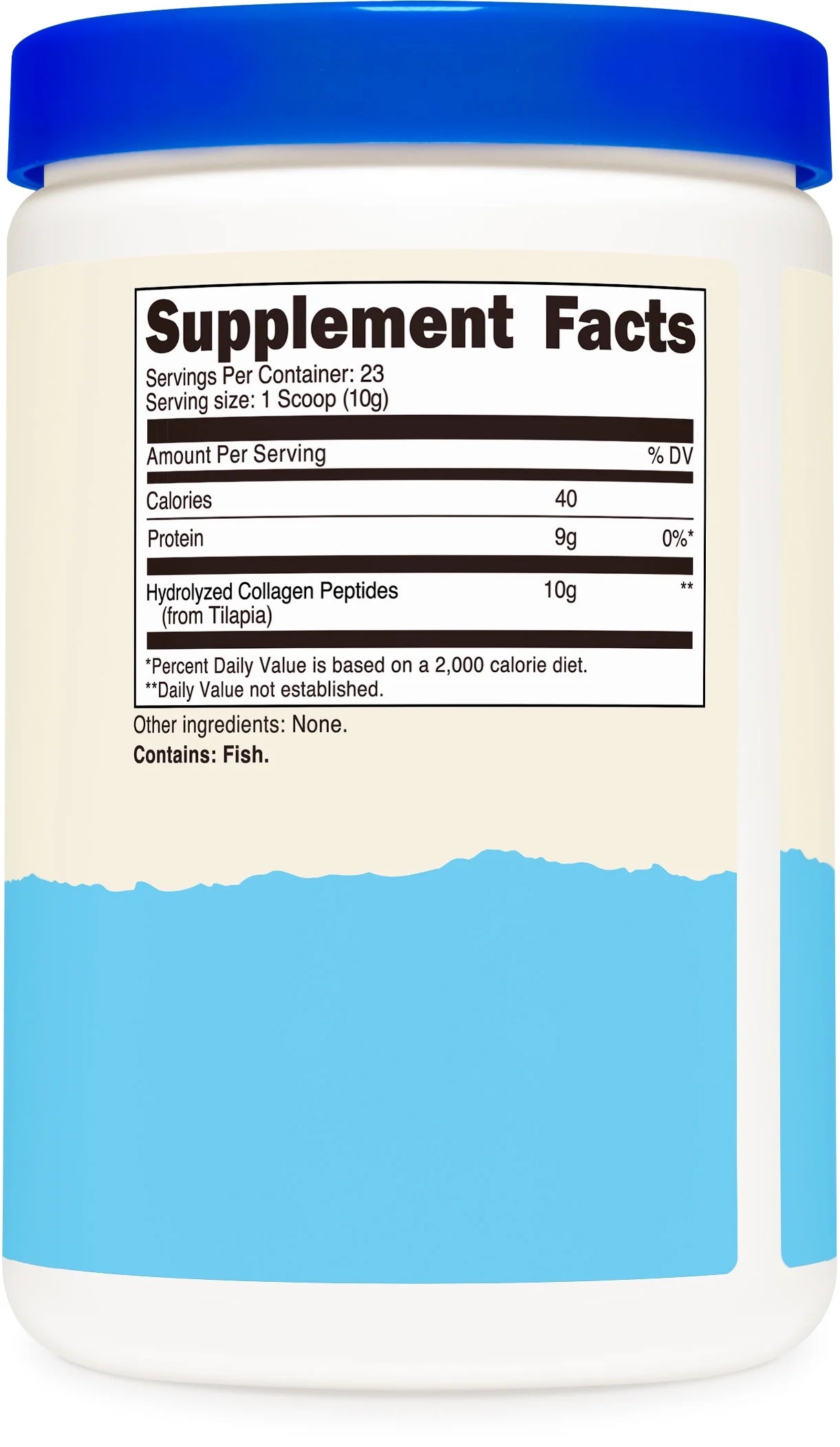 Marine Collagen Powder Farm Raised Fish (Unflavored) (8 Oz) - 23 Servings, 9 G Protein per Serving, Non-Gmo, GMP Compliant
