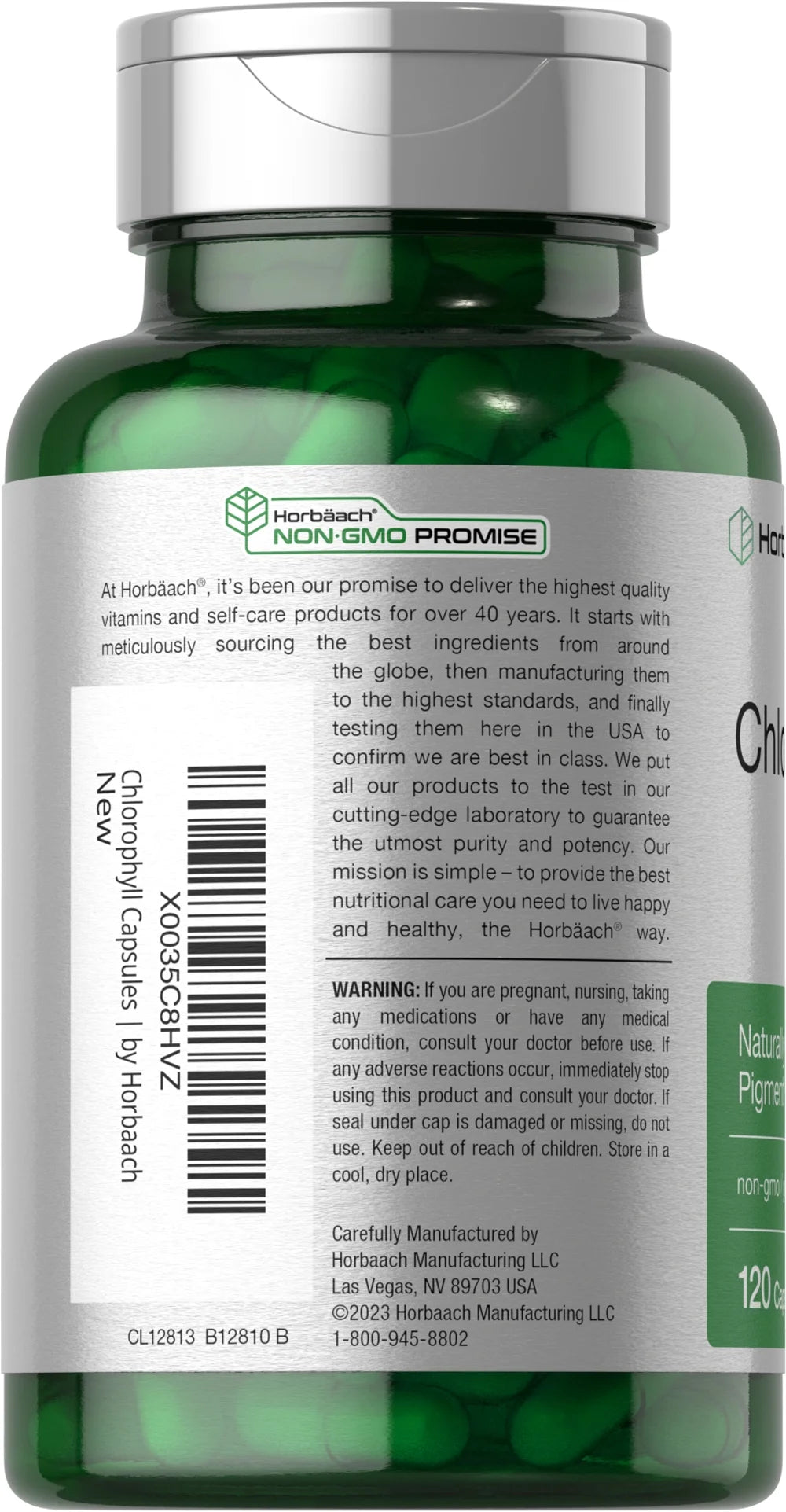 Chlorophyll Capsules | 120 Count for Men and Women | by