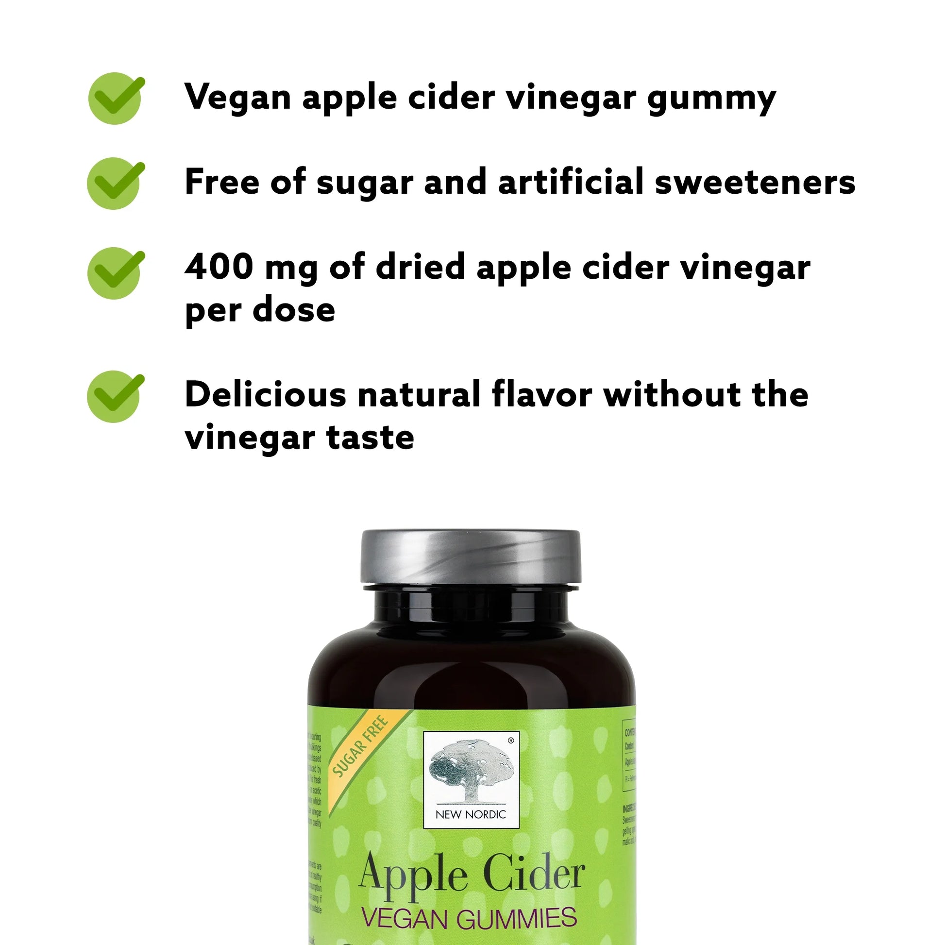 Apple Cider Gummies | ACV Wellness Supplement | 60 Count (Pack of 2)