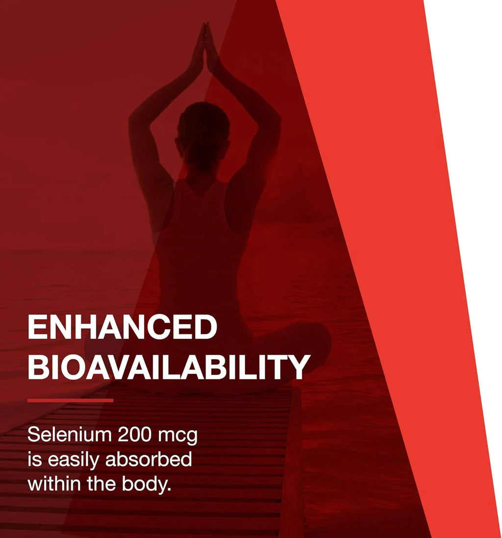 Protocol Selenium 200Mcg - Essential Mineral, Immune, Thyroid & Prostate Health - 90 Veg Caps