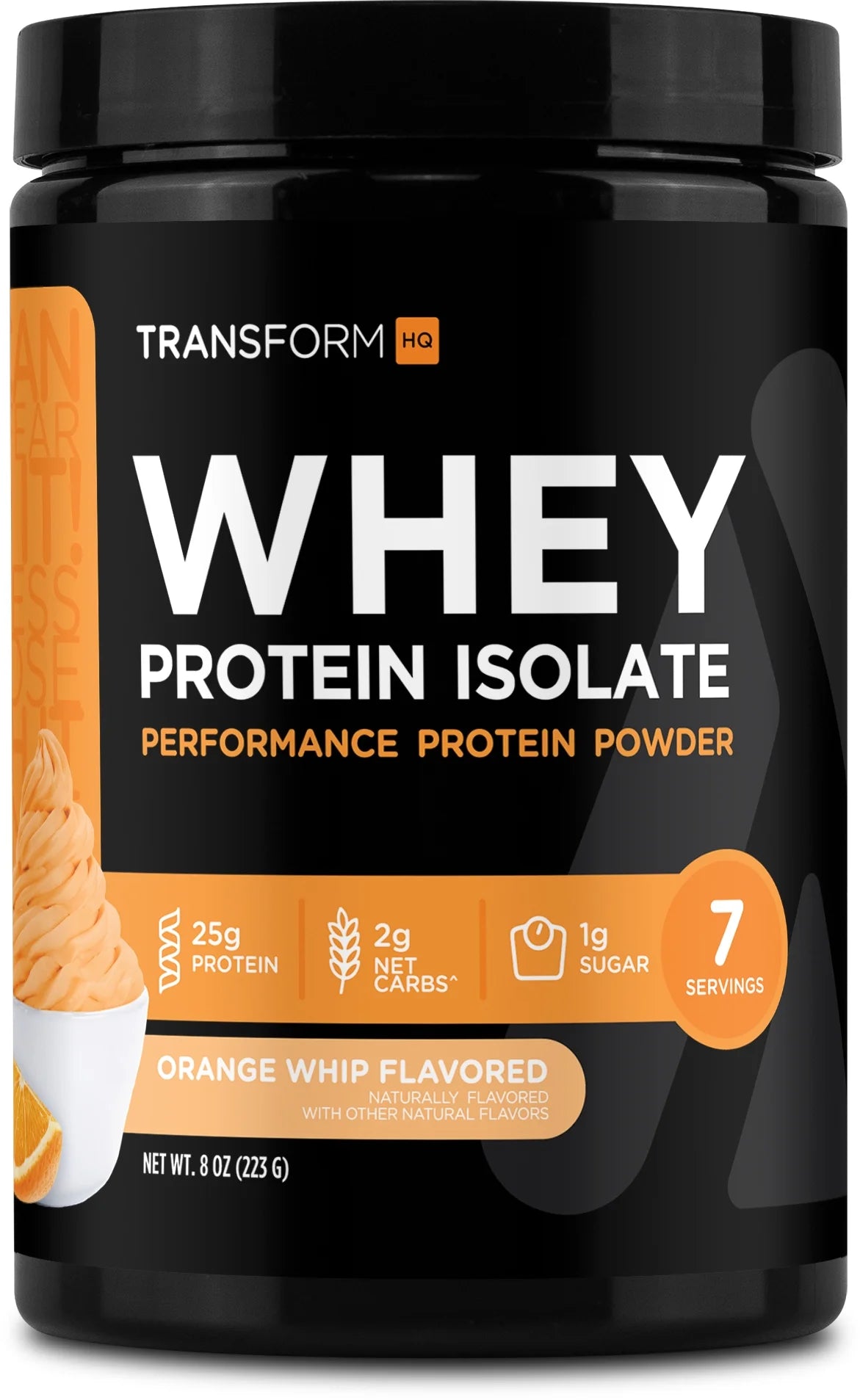 Whey Protein Isolate (WPI) Orange Whip Flavored 7 Servings - Preformance Protein Powder