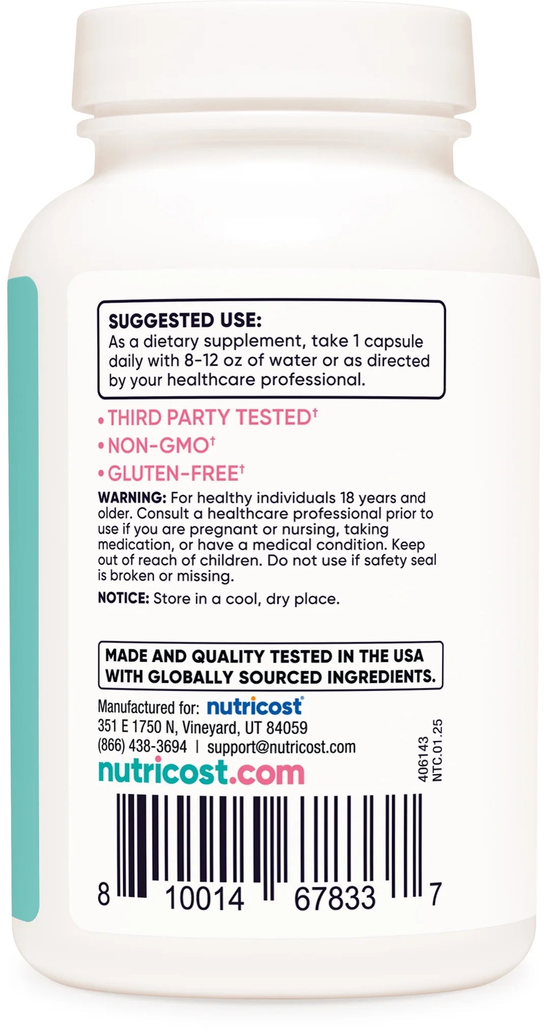 Diindolylmethane DIM Supplement for Women 400Mg, 120 Capsules