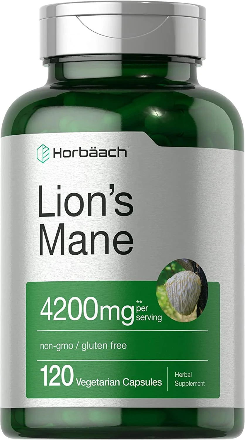 Lions Mane Mushroom | 4200Mg | 120 Capsules for Men and Women | Vegetarian Extract | by