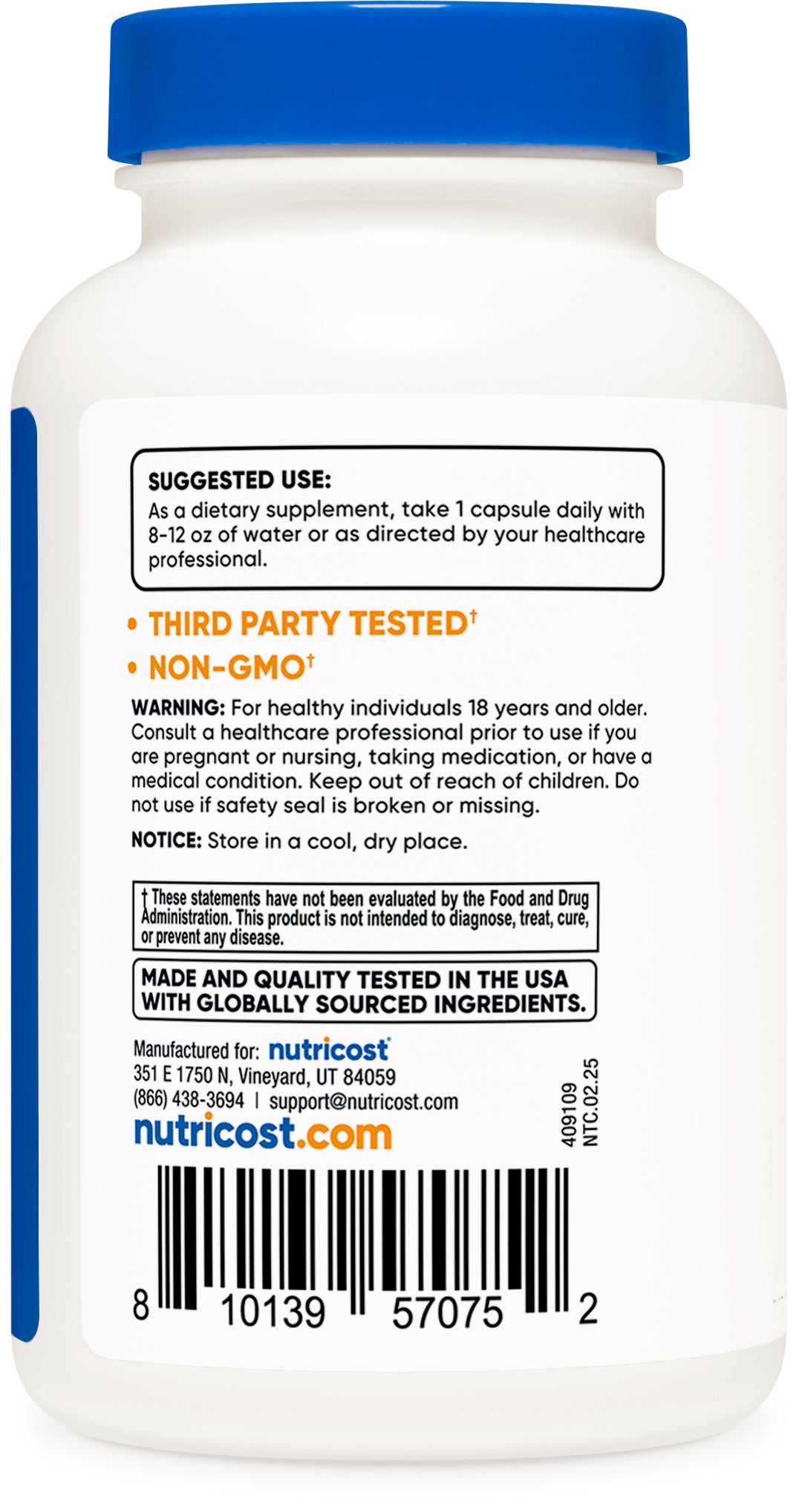 Digestive Enzymes 620Mg, 120 Vegetarian Capsules - (Unisex) Supplement