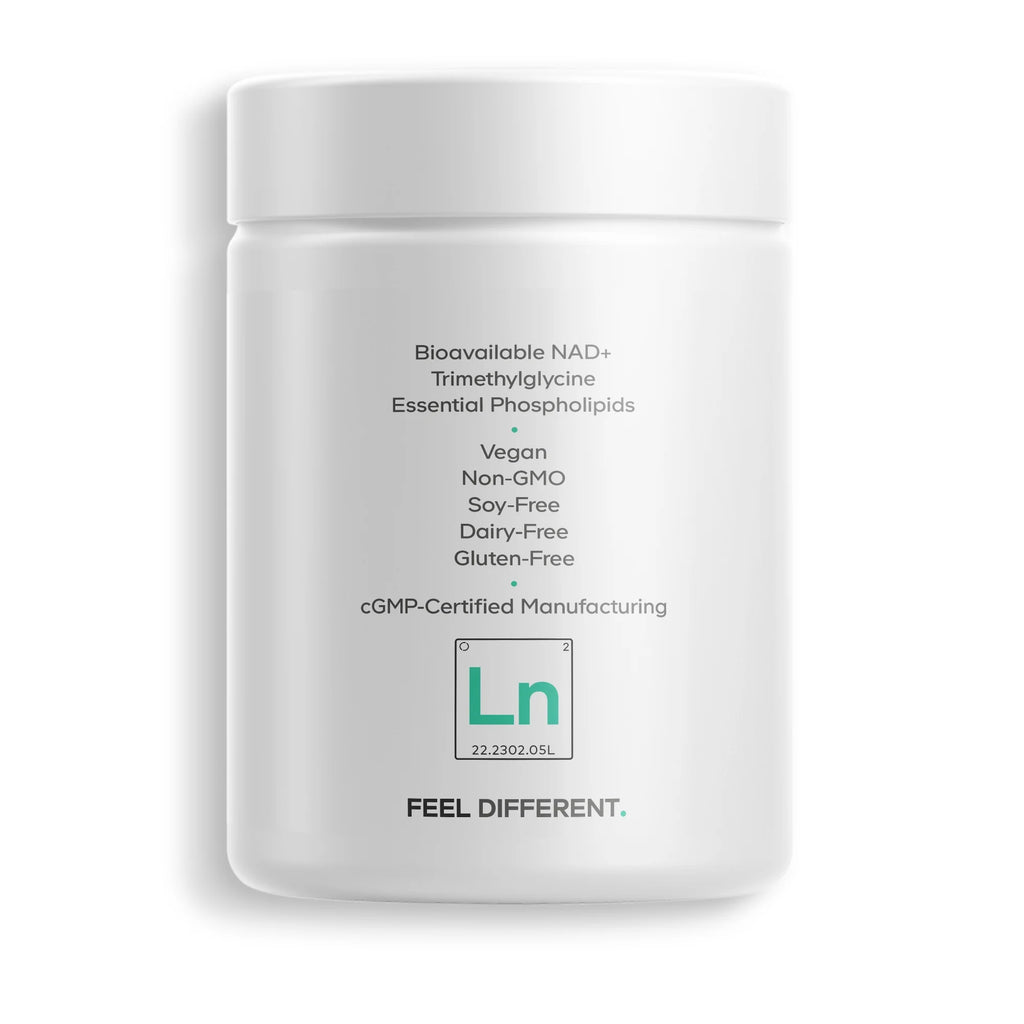 Liposomal NAD+ Supplement, Betaine Anhydrous, Nicotinamide Adenine Dinucleotide Pills, 60 Ct