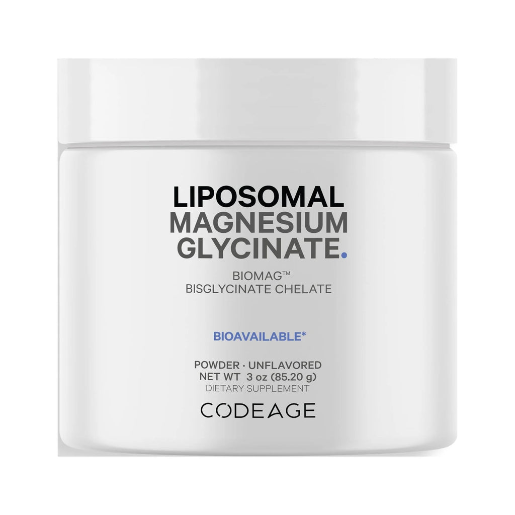 Magnesium Glycinate Powder, Unflavored Bisglycinate Magnesium Chelated Mineral Non-Gmo, 3 Oz