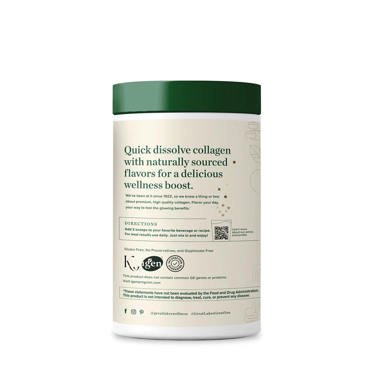 Grass-Fed Bovine Collagen Peptides, Vanilla, 10 Oz (284 G)