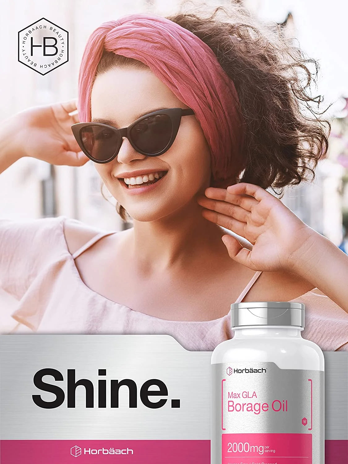 Borage Oil Capsules 2000 Mg | 120 Softgels | 380Mg of GLA | by