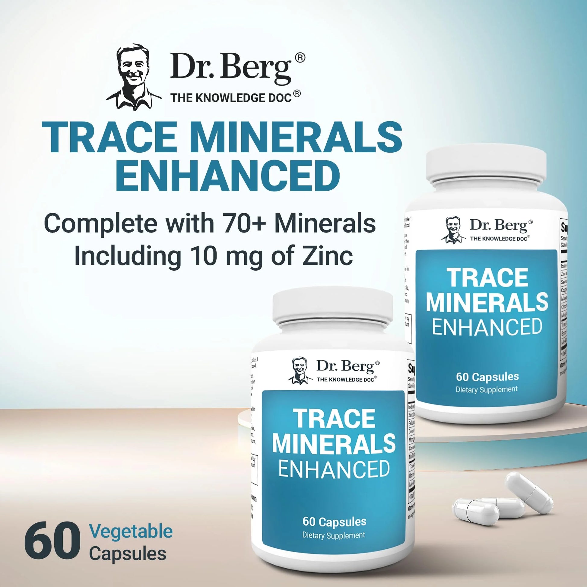 Trace Minerals Enhanced Complex, 60 Capsules