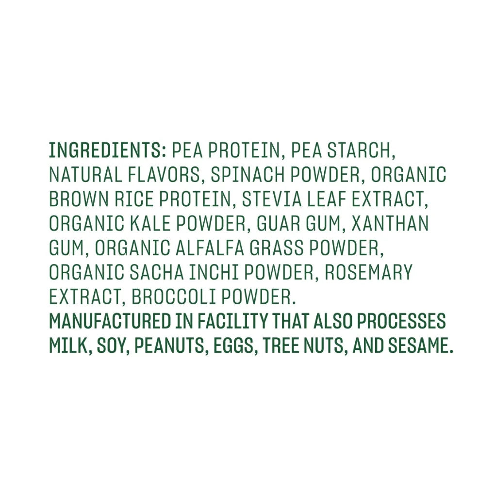 Plant Protein & Greens Powder, Vanilla, 20G Protein, 1.4Lb, 21.7Oz