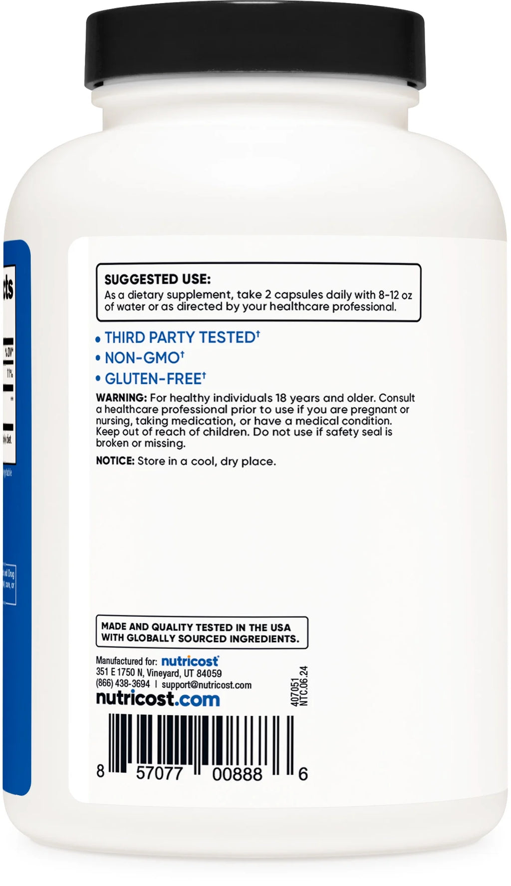 HMB (Beta-Hydroxy Beta-Methylbutyric) Supplement 1000Mg, 240 Capsules
