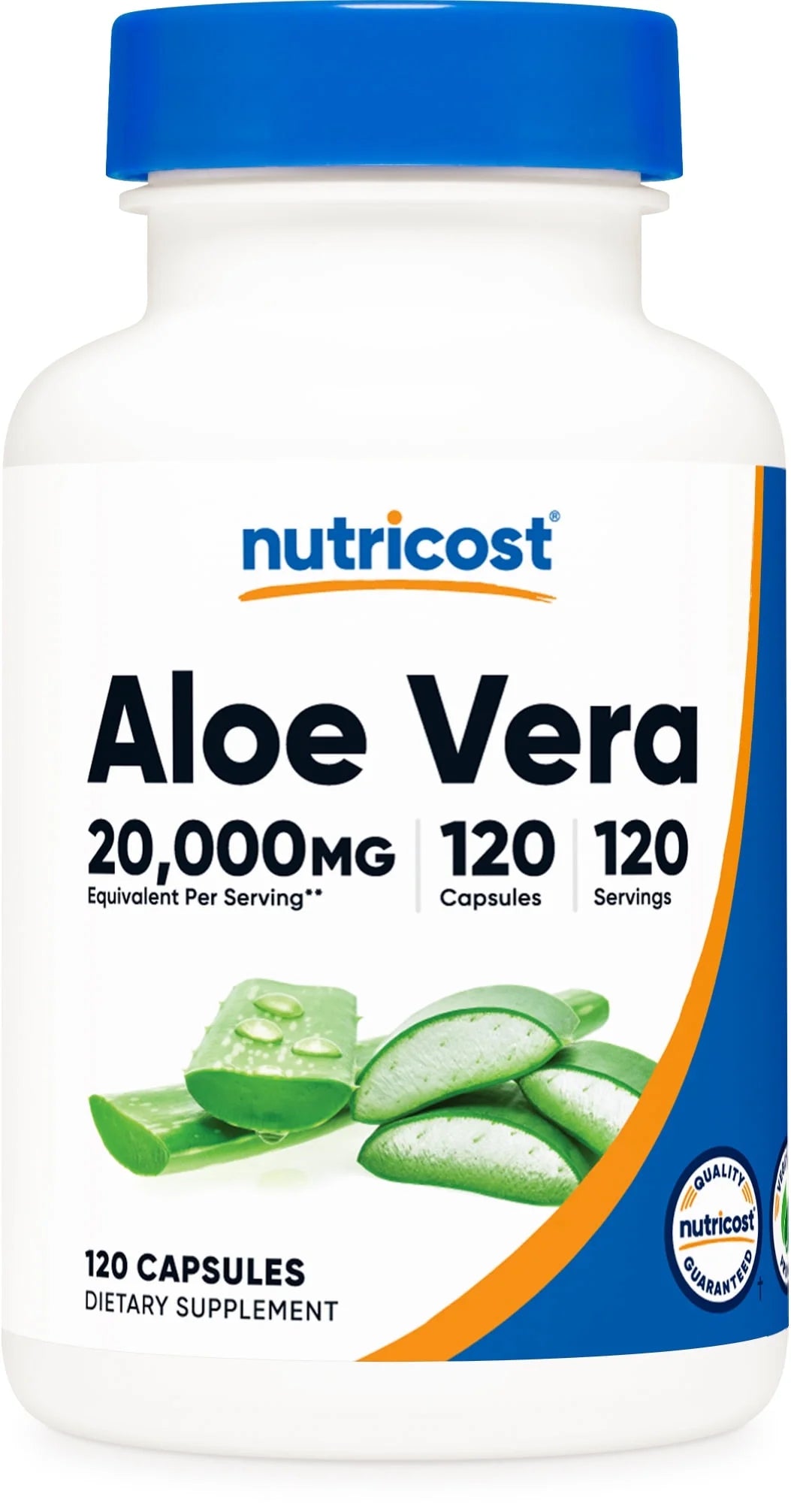 Aloe Vera 100Mg, 120 Capsules - Gluten Free, Non-Gmo Supplement
