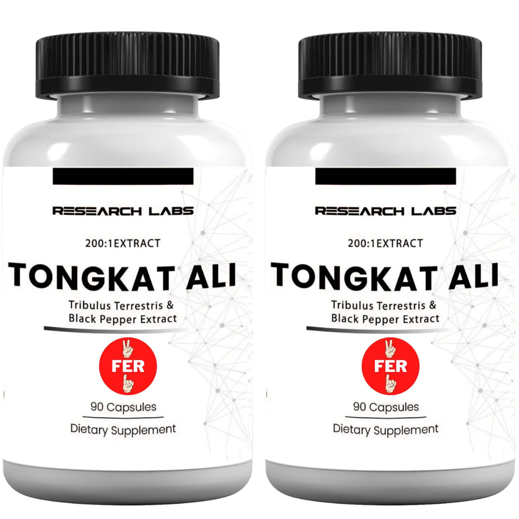 Longjack Tongkat Ali Extract Capsules 200X Strength | 200,000 Mg