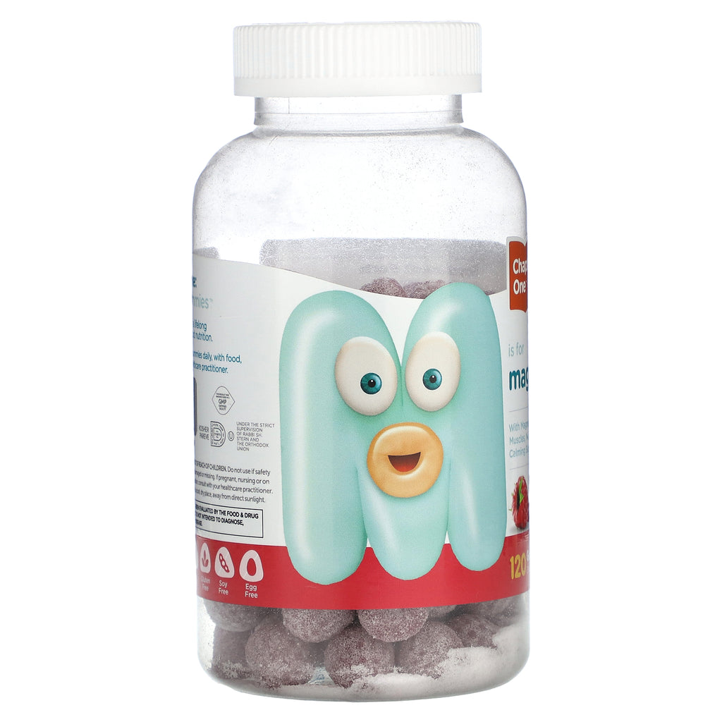 Magnesium Gummies, Raspberry, 120 Gummies