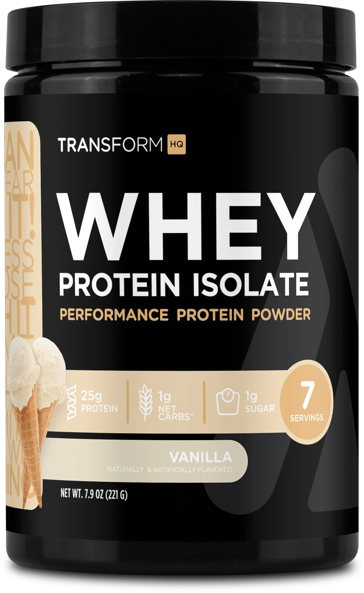 Whey Protein Isolate (WPI) Vanilla Flavored 7 Servings - Preformance Protein Powder