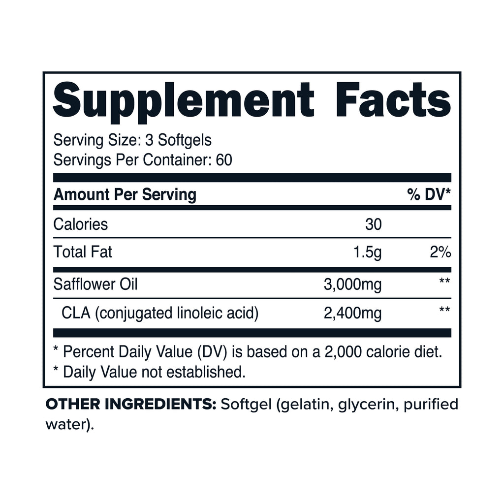 Max CLA Supplement 2400 Mg per Serving, 180 Softgels, 60 Servings