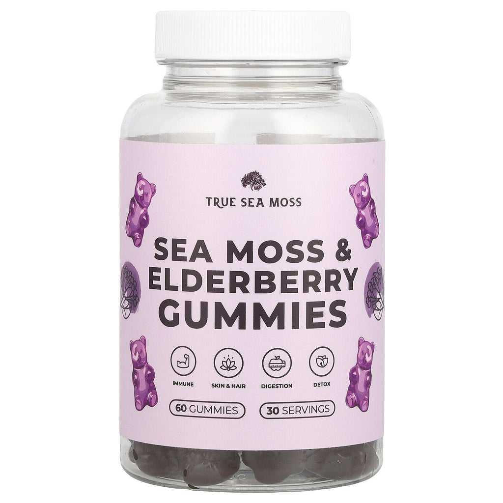Sea Moss & Elderberry Gummies , 60 Gummies