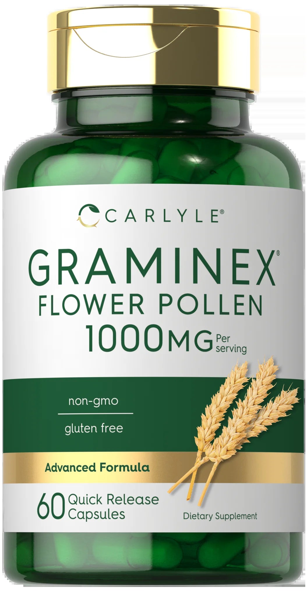 Graminex Flower Pollen Extract | 1000 Mg | 60 Capsules | by