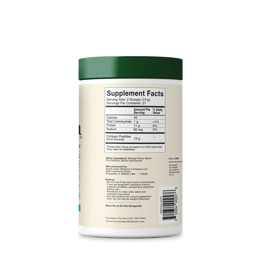 Grass-Fed Bovine Collagen Peptides, Vanilla, 10 Oz (284 G)