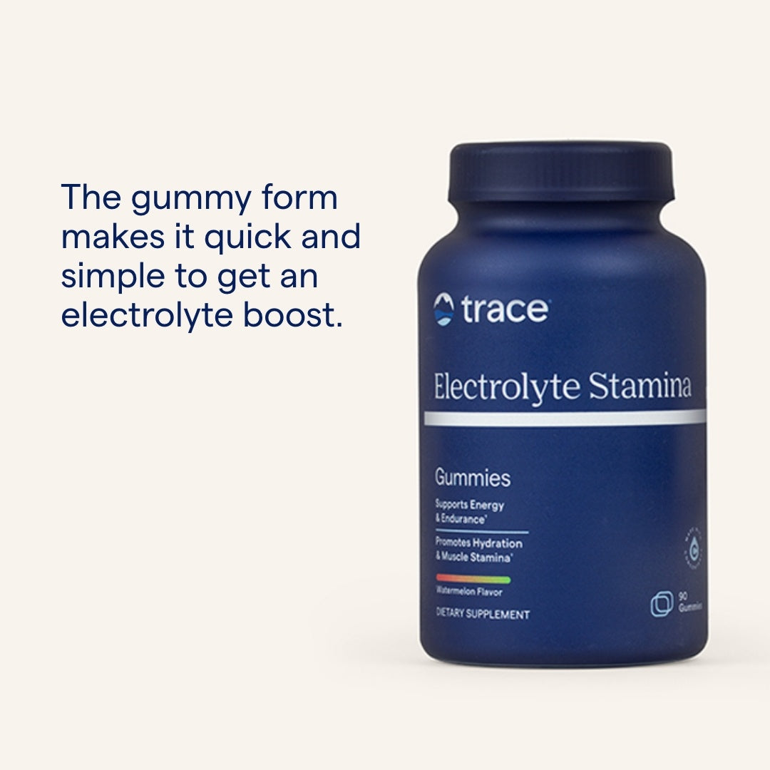Electrolyte Stamina - Daily Hydration Support - Electrolyte Gummies Aid Energy & Endurance - Stamina Support Supplement with  - Watermelon, 90 Gummies (30 Servings)