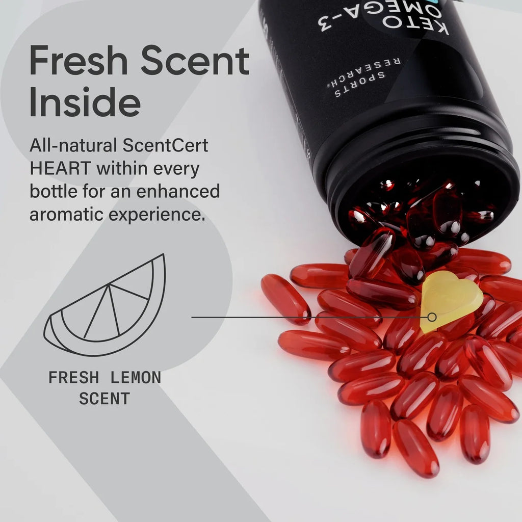 ® Keto Omega 1250Mg Fish Oil EPA DHA Astaxanthin Krill MCT Oil (120 Softgels)