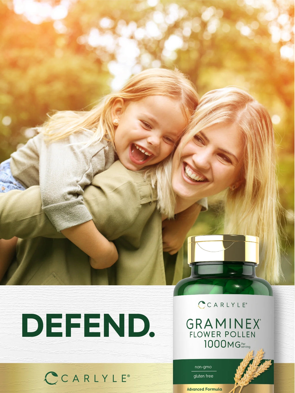 Graminex Flower Pollen Extract | 1000 Mg | 60 Capsules | by