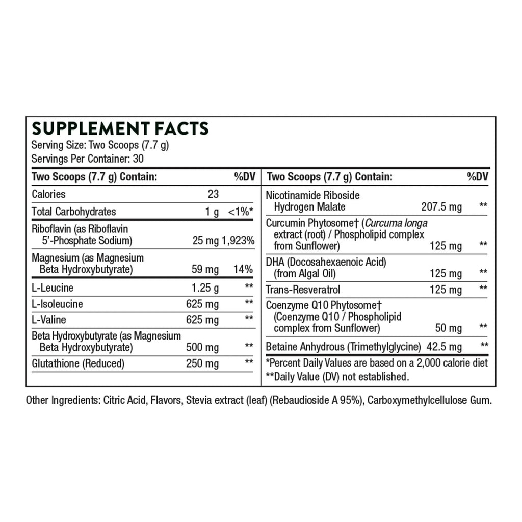 Synaquell - Brain Support with BHB, Bcaas, Coq10, DHA, and Nicotinamide Riboside - Supports Healthy Brain Structure and Cognitive Function* - NSF Certified for Sport - 8.17 Oz - 30 Servings