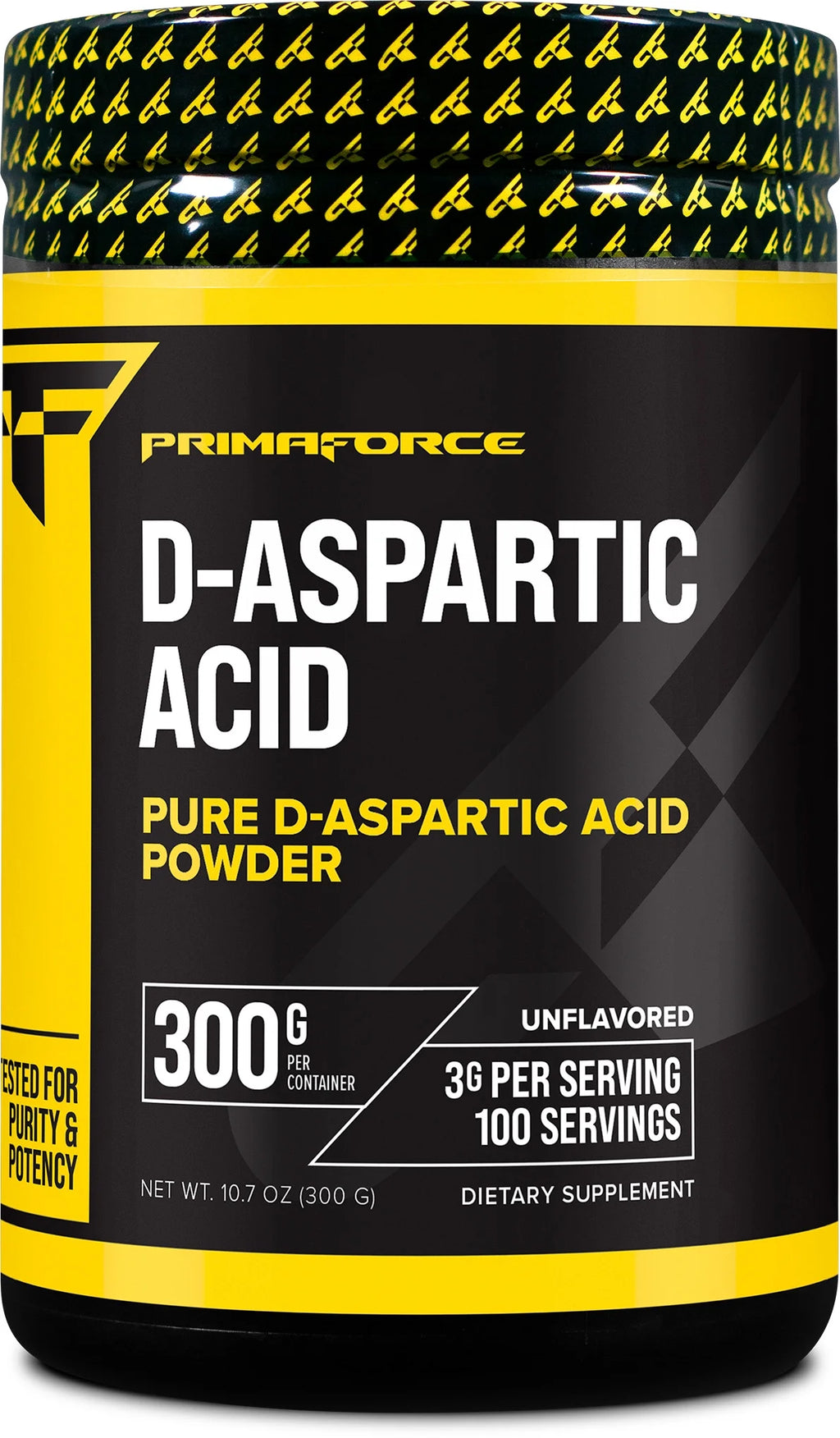 D-Aspartic Acid 300 Grams (100 Servings), Unflavored, Vegetarian, Non-Gmo