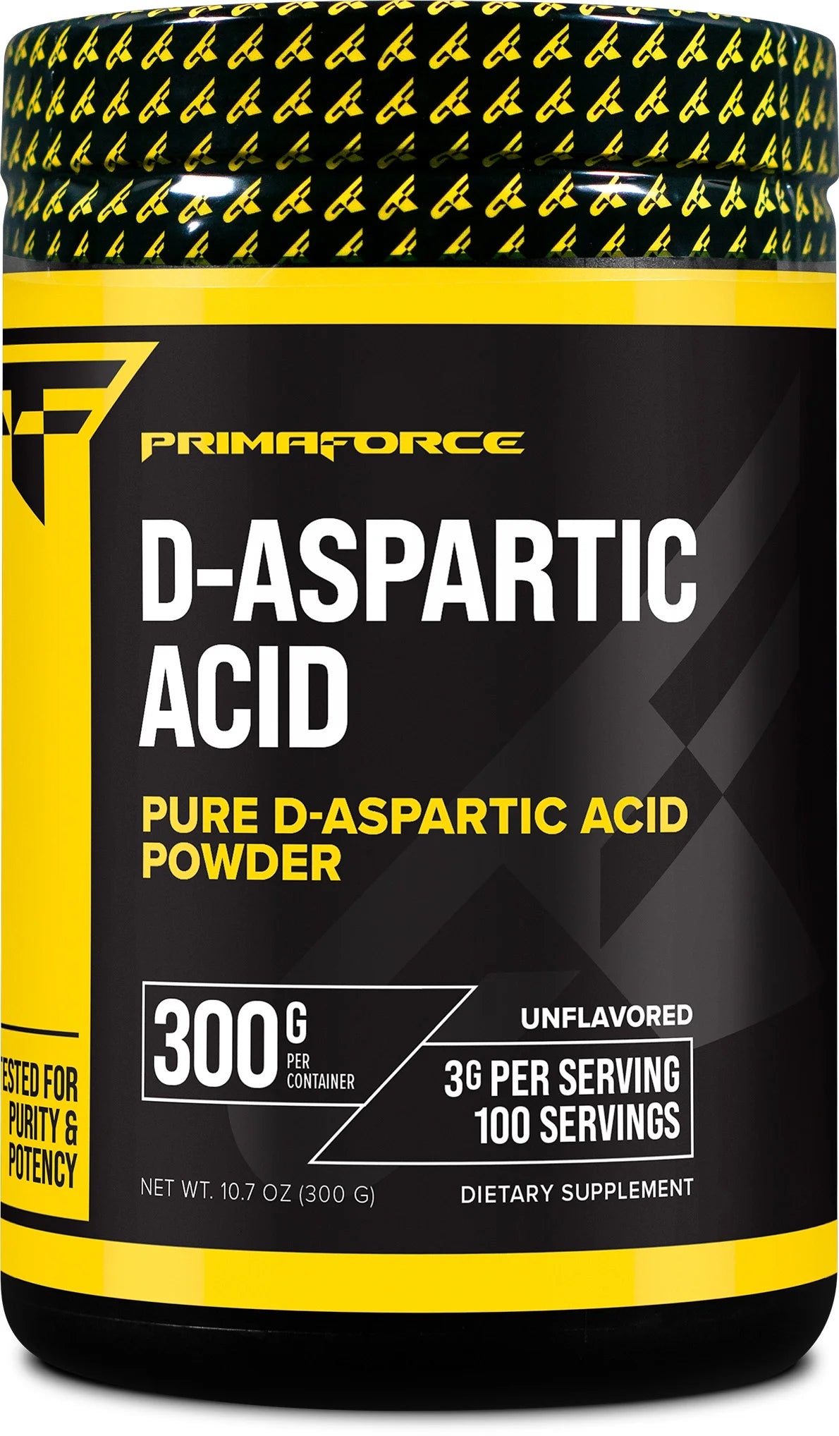 D-Aspartic Acid 300 Grams (100 Servings), Unflavored, Vegetarian, Non-Gmo